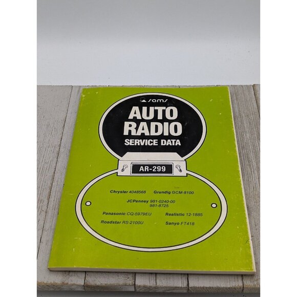 Howard Sams Other - Original Sams Auto Radio Service Data Book AR-299